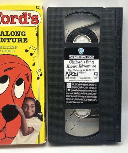 Clifford’s Sing Along Adventure VHS Tape 1986 Big Red Dog Scholastic Lorimar - Picture 3 of 8