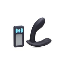 Zeus Electrosex E-stim Pro Silicone Vibrating Prostate Massager with Remote