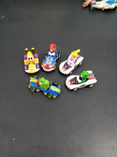 Hot Wheels MARIO KART Diecast Car Lot P-Wing Nintendo Karts Pre-owned 2019