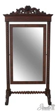 69966: Antique Victorian Monumental Cheval Dressing Mirror