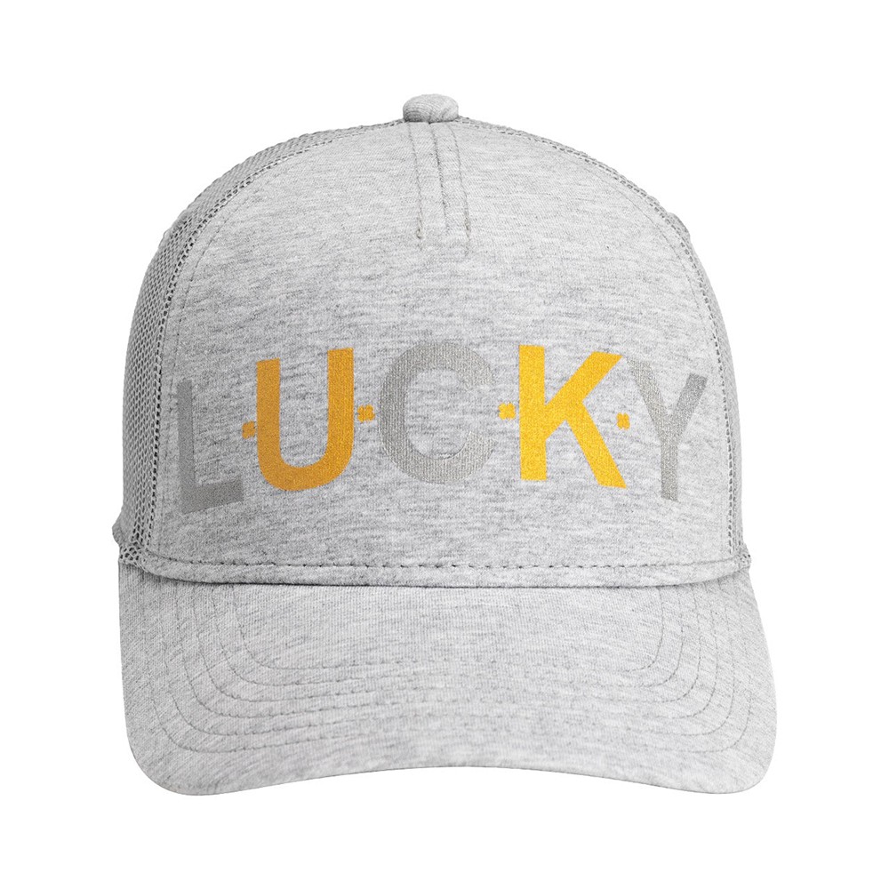 NEW Black Clover Women's Foil Luck 2 Snapback Hat Cap - Grey