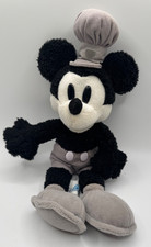 Disneyland Resort Mickey Mouse Steamboat Willie Plush Toy Stuffed Animal EUC Tag