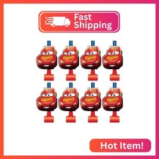 Disney Cars 3 Movie Blowouts Pack of 8 - Vibrant, Colorful Sturdy - Perfect