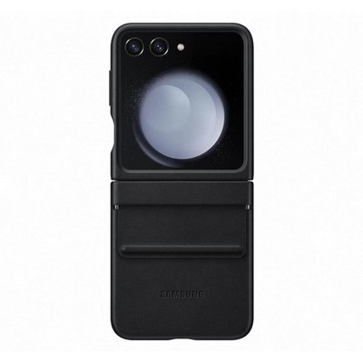 Samsung Galaxy Z Flip5 Official Flap Eco-Leather Case, Black
