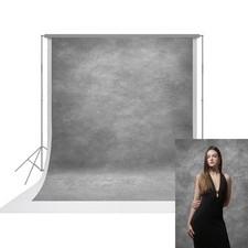 6x8ft Light Grey Backdrop Portraits Headshots Abstract Textured Photography