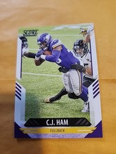 2021 Score Football Card C J. Ham #153