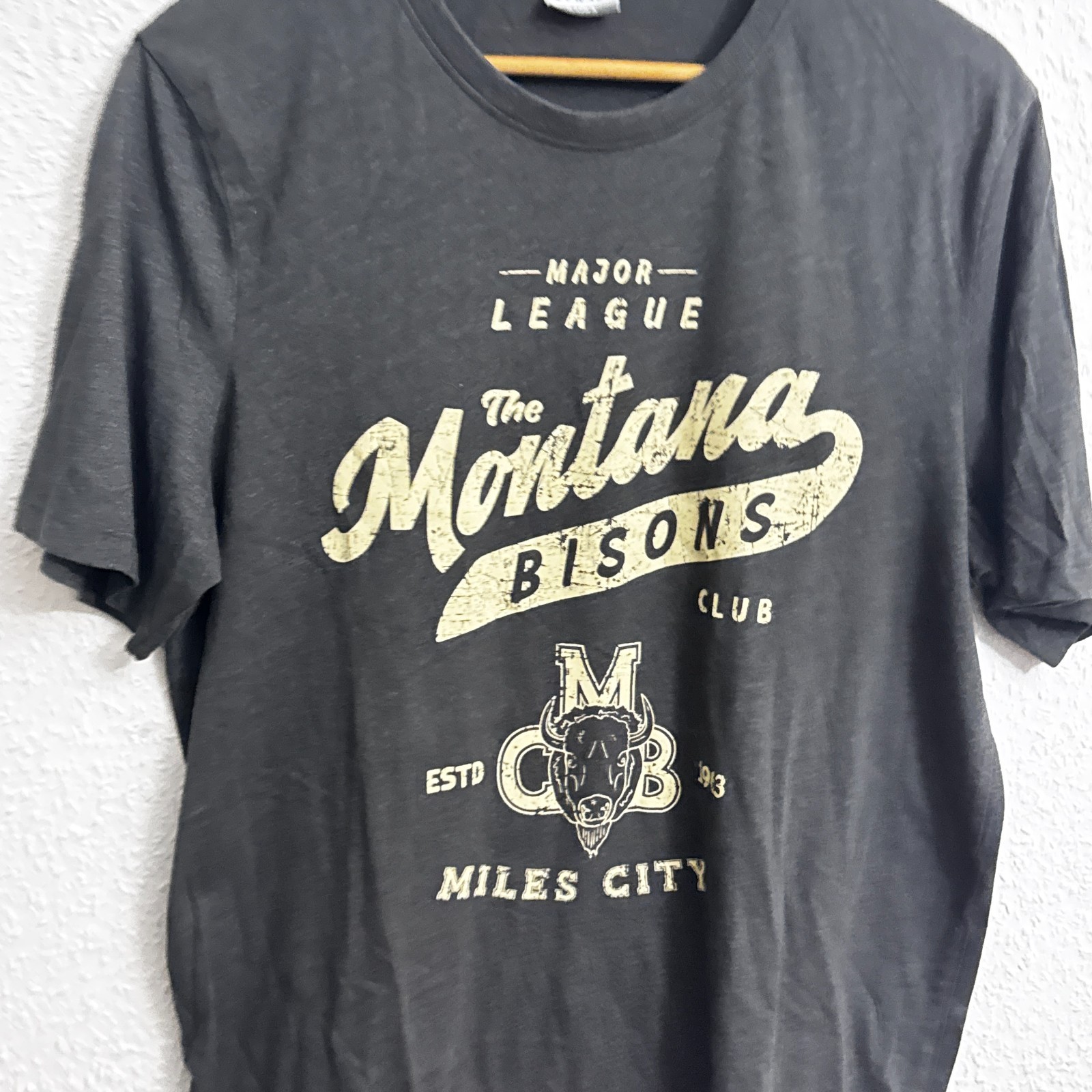 Montana Bisons Miles City Graphic T-Shirt - Gray Melange image 4