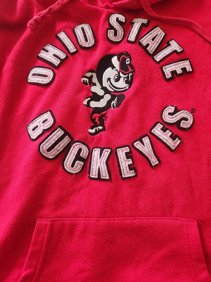 Sudadera con capucha para mujer Red Ohio State Varsity ropa auténtica talla M Foto 3 de 4
