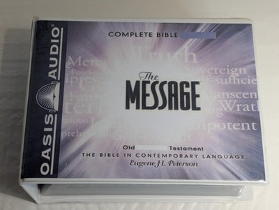 The Message Bible Old Testament Audio 46 CDs Eugene Peterson Contemporary  Lang.