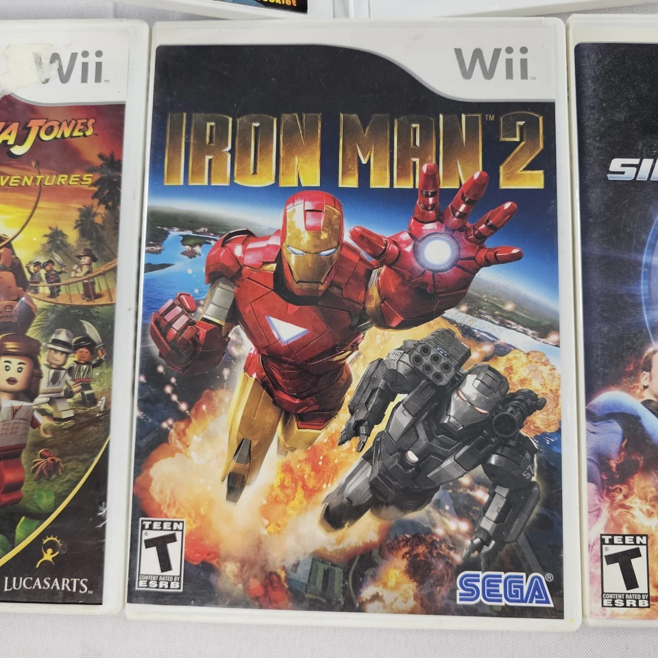 Lot Of 4 Wii Games Lego Batman & Indiana Jones, Iron Man, & Fantastic 4 READ⬇ - Image 4 of 4