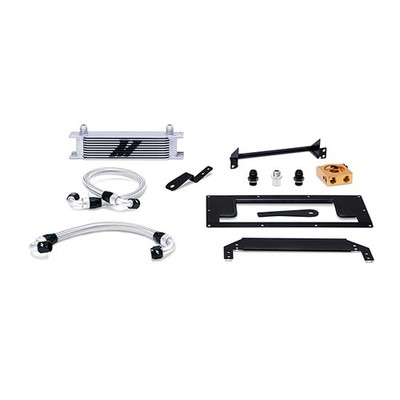 Mishimoto Oil Cooler Heat Exchanger Kit Fits Mazda MX-5 Miata 1999-2005 Silver