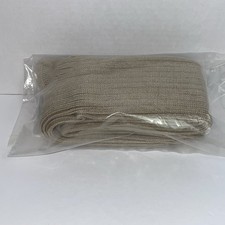 Vintage Wigwam X-Country Foot Hugger Socks Beige Wool Fits Size 11 - 13