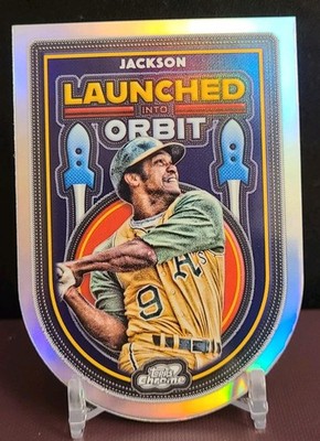 2025 Topps Cosmic Chrome Reggie Jackson Launched Into Orbit Die-Cut #LIO-14