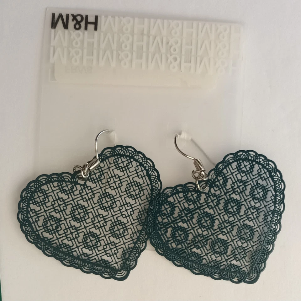 Boucles D'oreilles En Forme De Cœurs H&M - Photo 1/4