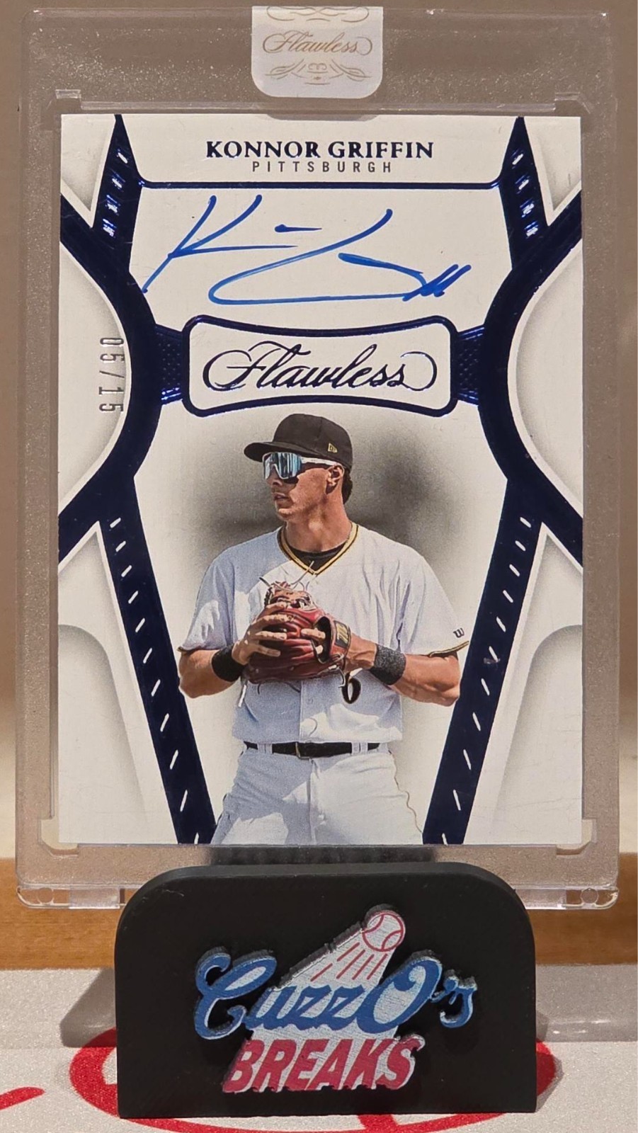 2025 Panini Flawless - Konnor Griffin Auto /15 - #DS-KG - Pittsburgh Pirates