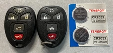 Two (2) OEM Key Fobs Part#22733524 for Various GM vehicles 2005-2012 #K0077