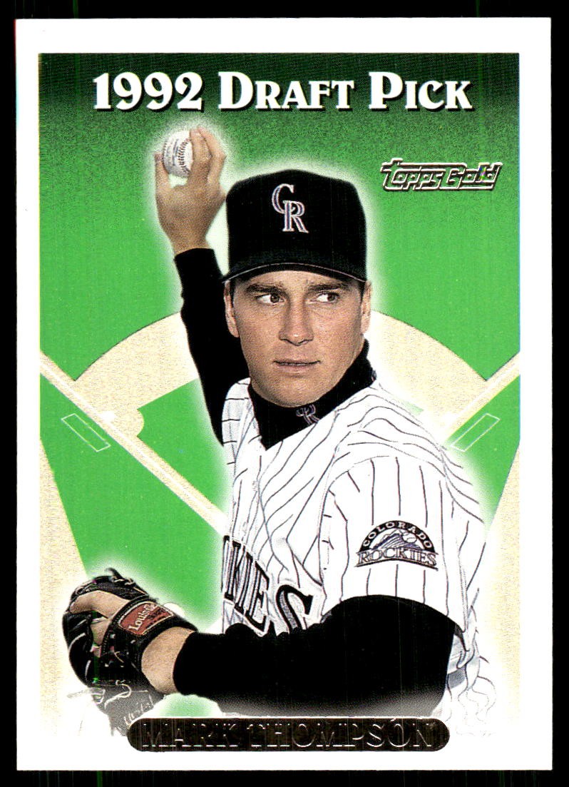 Mark Thompson 1993 Topps #419 Rockies FREE SHIPPING StackedPacks