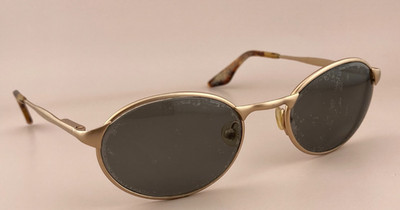 B&L Bausch Lomb Ray Ban Sunglasses FRAME ONLY W2840 00AS Gold Sleek Oval