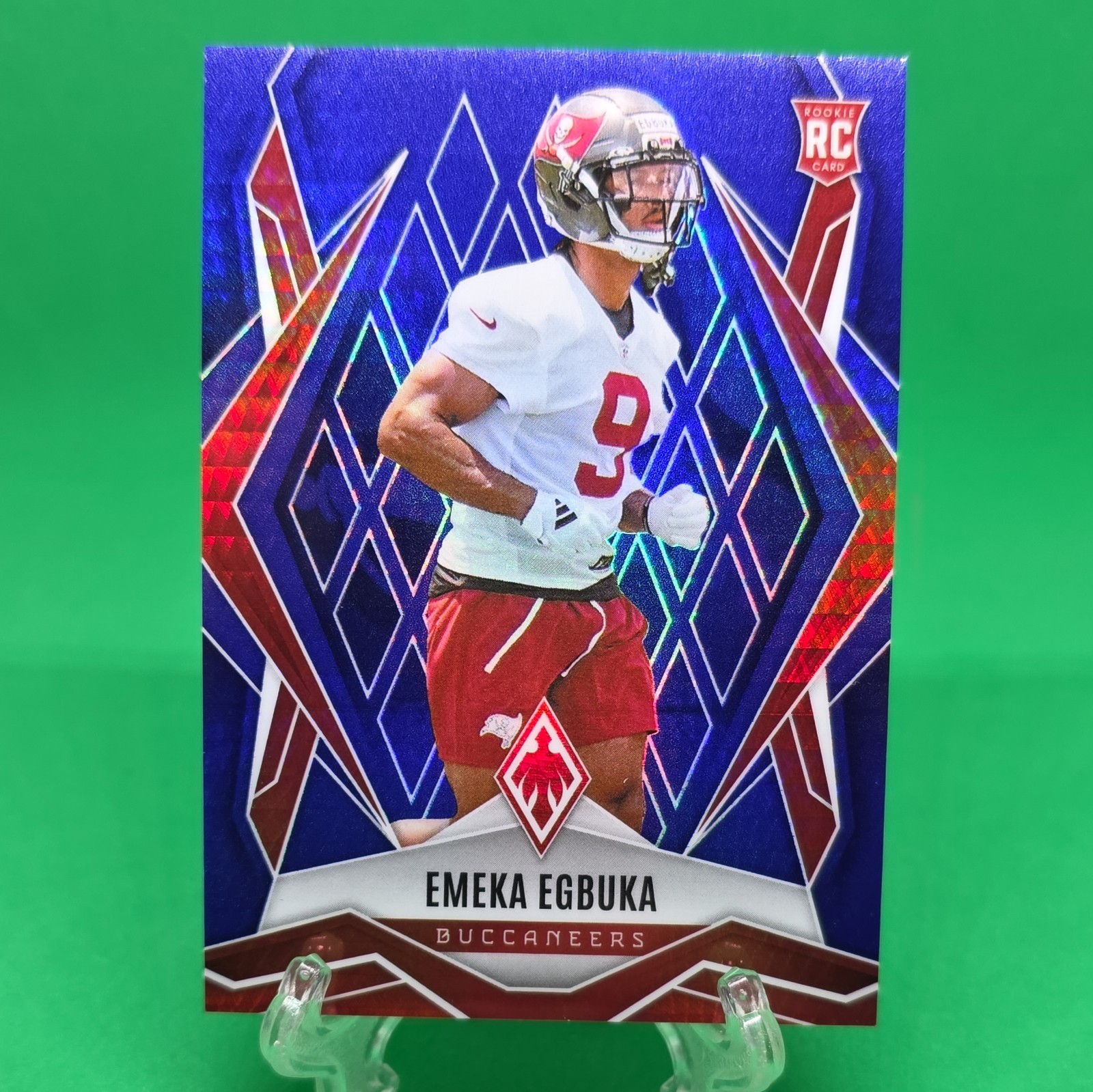 2025 Panini Phoenix - Rookies Emeka Egbuka #225 Blue Winter /199 ROOKIE CARD RC