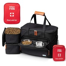 Travel Bag - Dog Traveling Luggage Set for Dogs Accessories - Include Pet Fir...