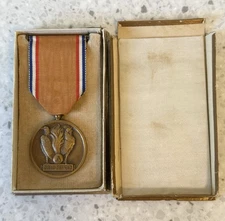 WWI AFS American Field Service Medal with Original Box