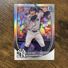 2025 Bowman Rookie Red RC Variation Ben Rice #85