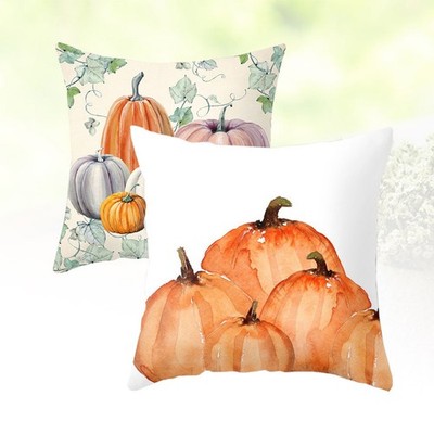  2 PCS Kissenhüllen Couchkissen Bezug Kissenbezüge Sofakissenbezüge