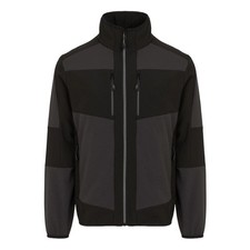 Men's E-Volve 2 Layer Softshell Jacket | Ash Black Size Large
