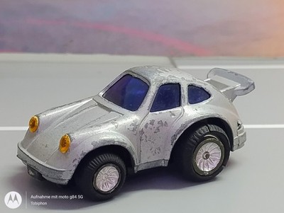 Vintage Zee Toys Hongkong Porsche Speed Demons Pull-Back silber No. 986696
