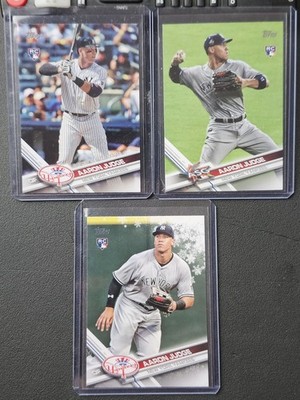 2017 Topps - Aaron Judge Rookie Cards (RC) X3 Topps Base 3 card Lot | eBay