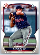 2023 Bowman Draft Cade Kuehler 1st Bowman Rookie Atlanta Braves RC #BD-21