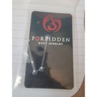 Forbidden Body Jewelry Clear Flexible Barbells – New in Package