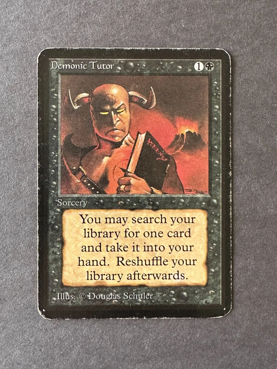 Preços baixos em Demonic tutor Magic: The Gathering Jogos de