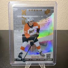 Upper Deck SPx Holoview F/X Rookie Jett Luchanko Philadelphia Flyers Card
