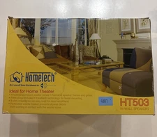 2 Sonance HT503 In Wall Ceiling Speakers 60 Watts For Dts, Dolby Digital & Atmos