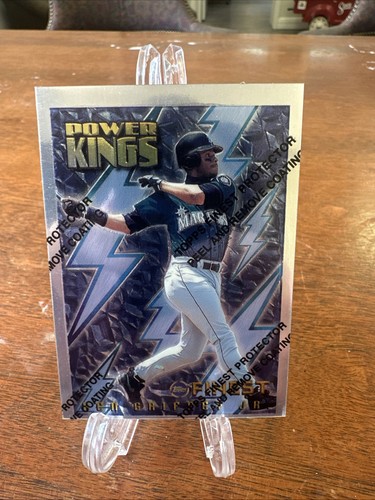 1995 Topps Finest Ken Griffey Jr Power Kings W/coating PK10 Iconic Insert