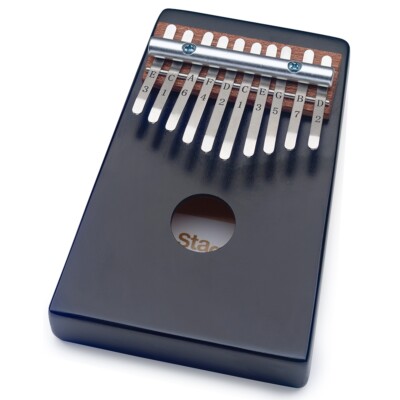 Stagg 10-Key Diatonic Kid's Childrens Basswood Box C4-E5 Kalimba w/ Steel Tines