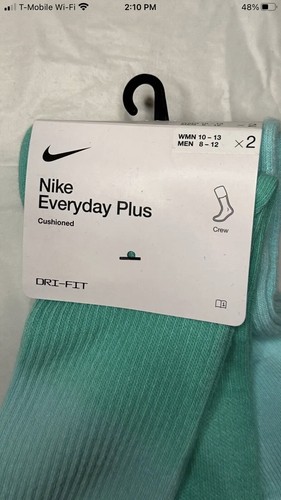 Calzini Nike Everyday Cushion 2 paia cotone da uomo blu 8-12 large DH6069-906 - Foto 6 di 10