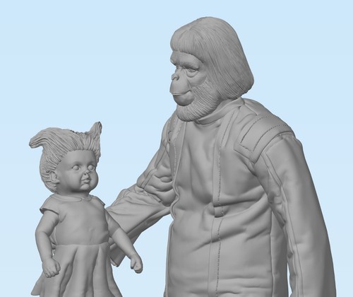 Planet Of The Apes - Dr Zaius - Resin Model / Figure / Statue Fan Art - Picture 3 of 6