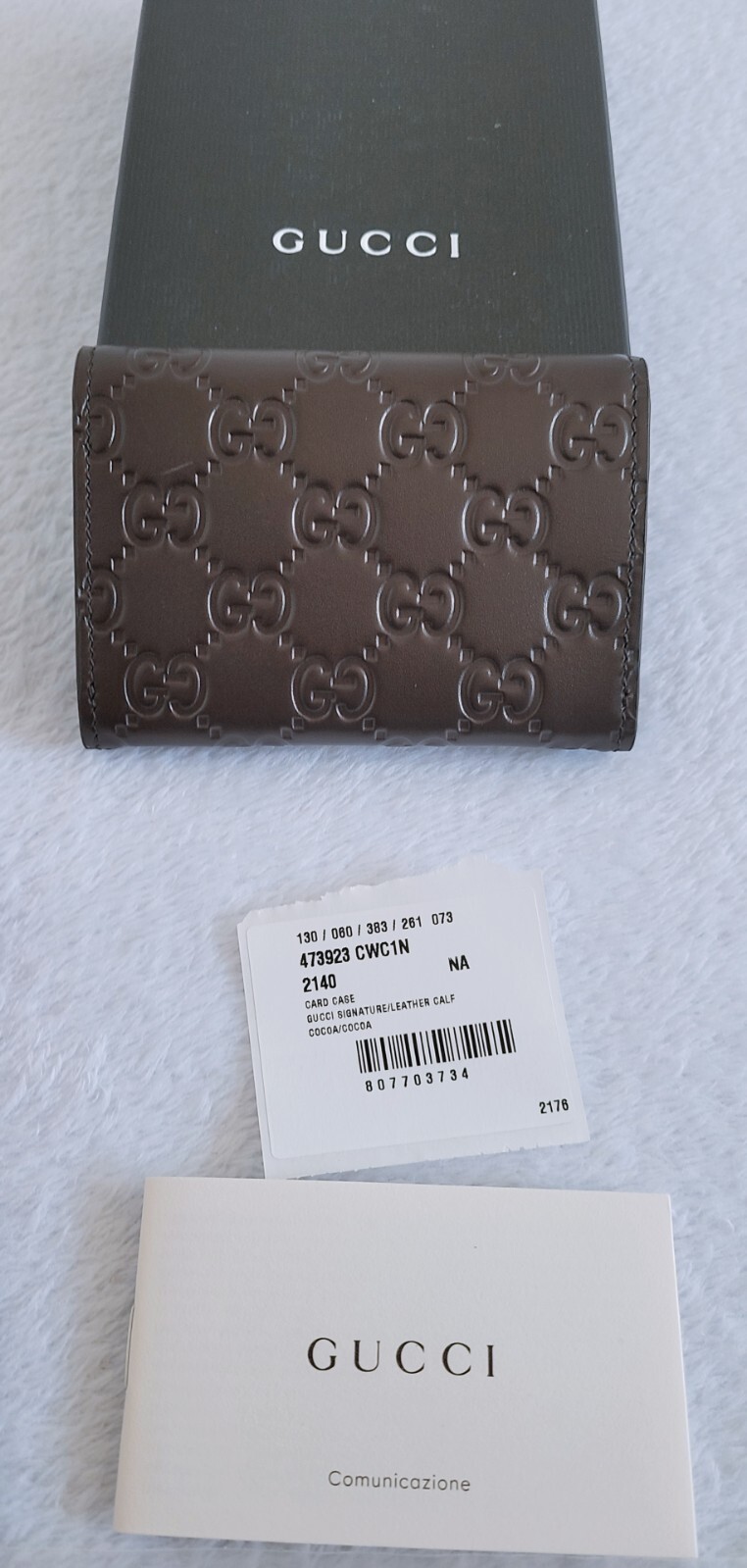 gucci signature card case