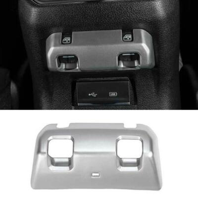 For Jeep Wrangler JL 2018-2021 Matte Silver Rear Window Lift Switch Button Trim