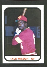 1981 TCMA Albuquerque DUKES #23 b TACK WILSON Oakland CALIFORNIA