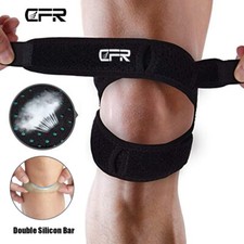 Double Patella Knee Support Strap Tendon Brace Stabilizer Relieve Pain Gym Sport