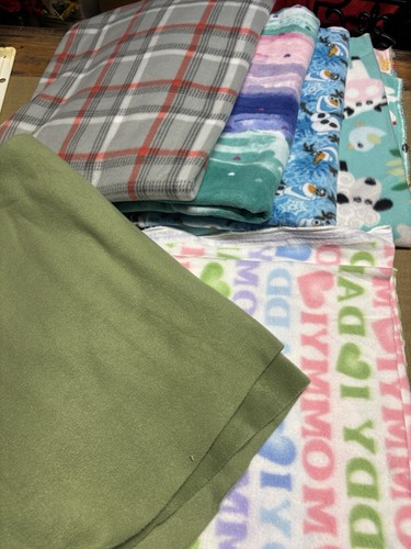 Fleece Fabric 1 Yard Each