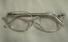 Warby Parker Eyeglasses Carlton Wide Crystal Frame