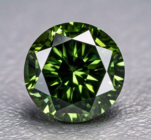 1 Ct 3 Pcs Round Cut Natural Green Color Loose Lab Grown Diamond VVS1 Certified - 第 4/10 張圖片