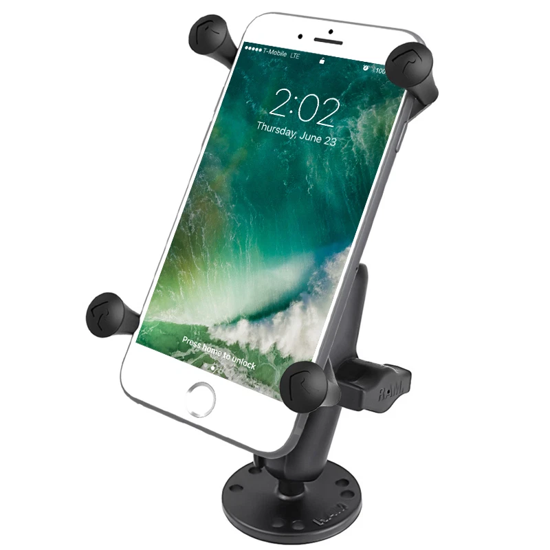 RAM Flat Surface X-Grip Mount- iPhone 16, iPhone 16 Pro, iPhone 16 Pro Max, Plus - Image 2 of 4
