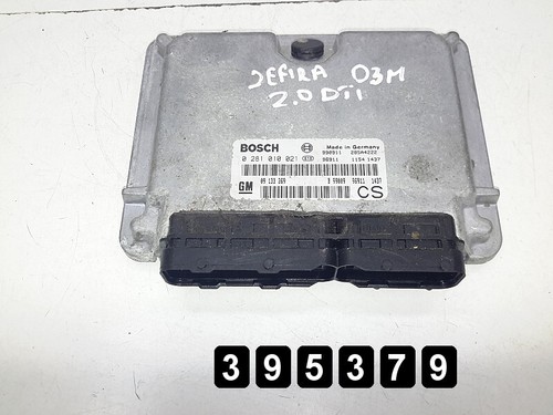 2003 OPEL ZAFIRA STEUERGERAT ORIGINAL 2000DTI 89133269 0281010021