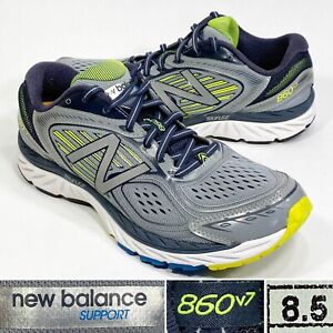 New Balance 860v7 Mens Size US 8.5, EU 42 Gray & Green Running Training  Shoes | eBay بيمو وقت المغامرة