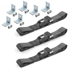 Chevy Truck 1967 - 1972 Standard 2pt CH Lap Bench Blt Kit w/BKTS 3 Belts